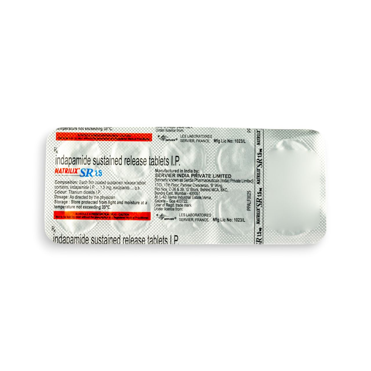 Natrilix SR 1.5mg Tablets