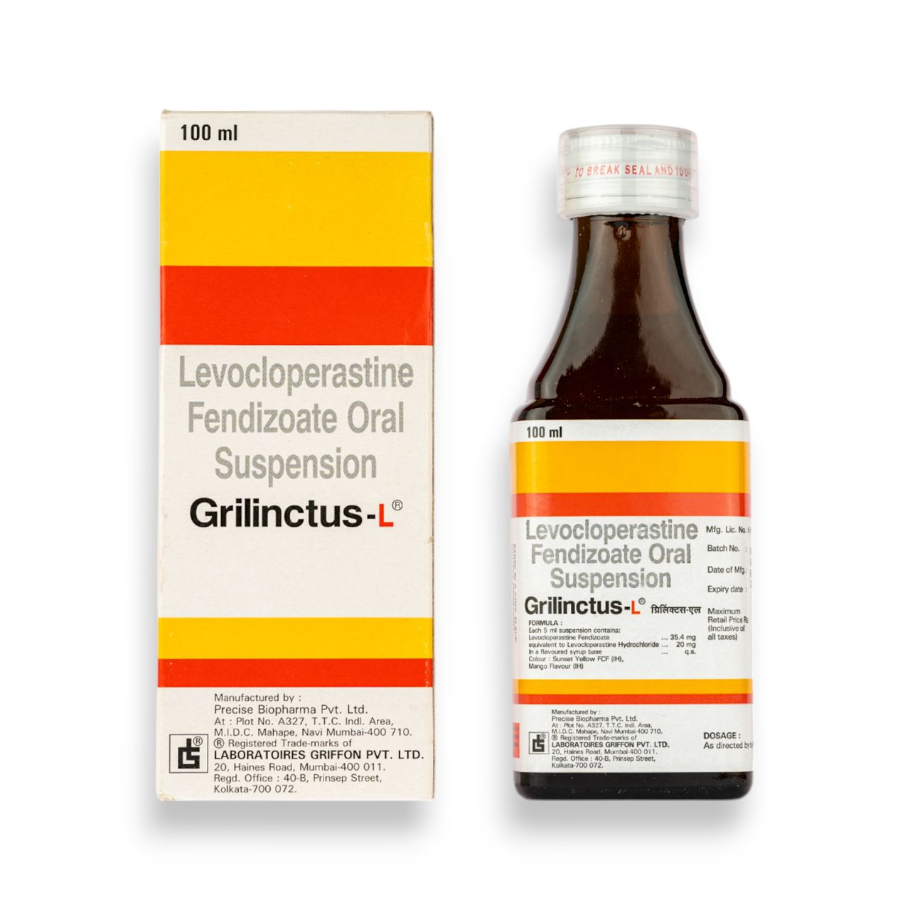 Grilinctus L Oral Suspension