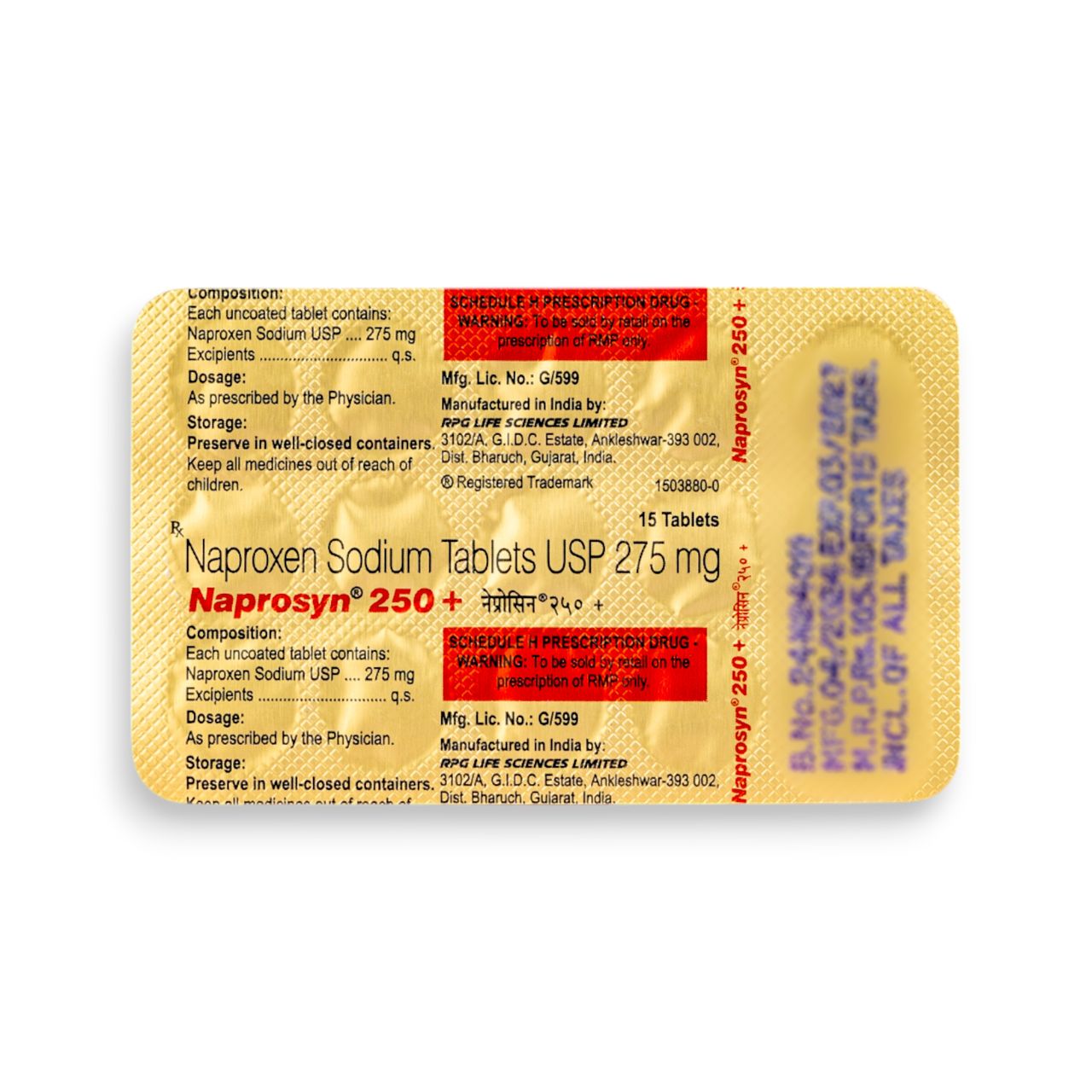 Naprosyn 250+ Tablet 15