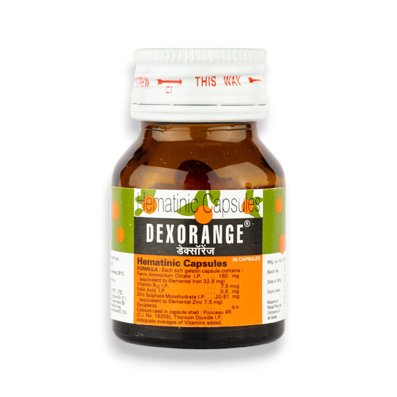 Dexorange Hematinic Capsules