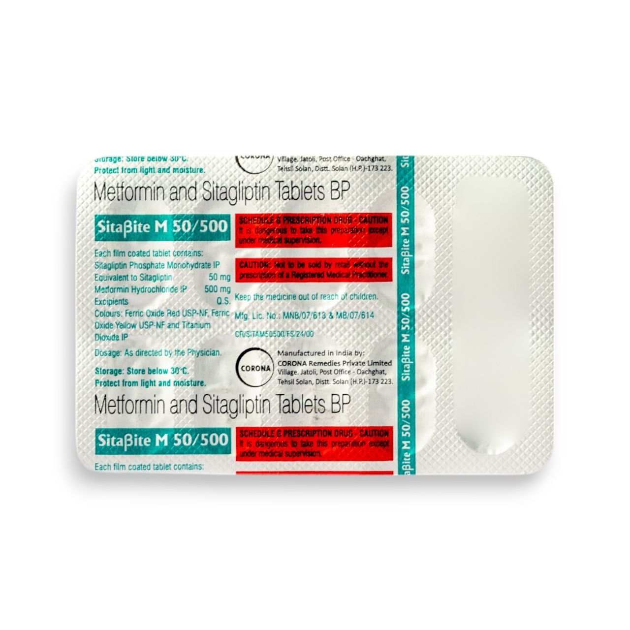 Sitabite M 50/500 Tablet