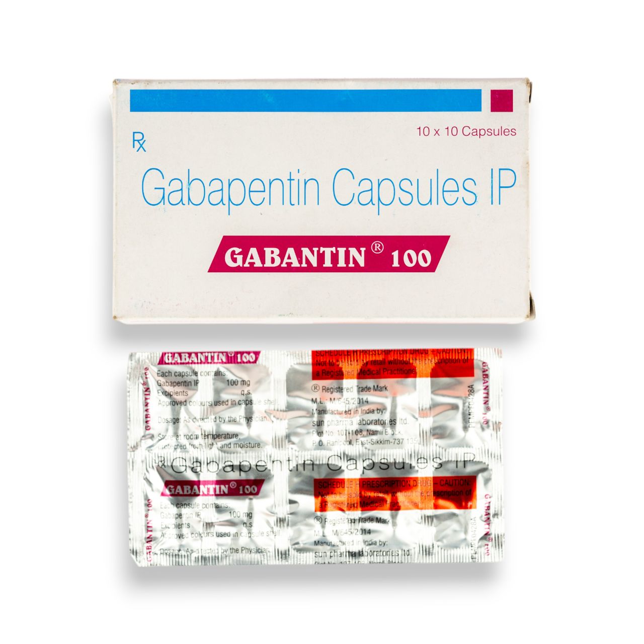 GABANTIN 100 Capsules