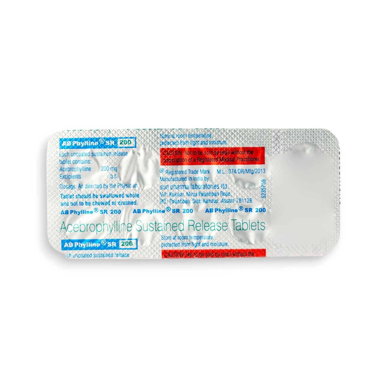 AB Phylline SR 200 Tablets