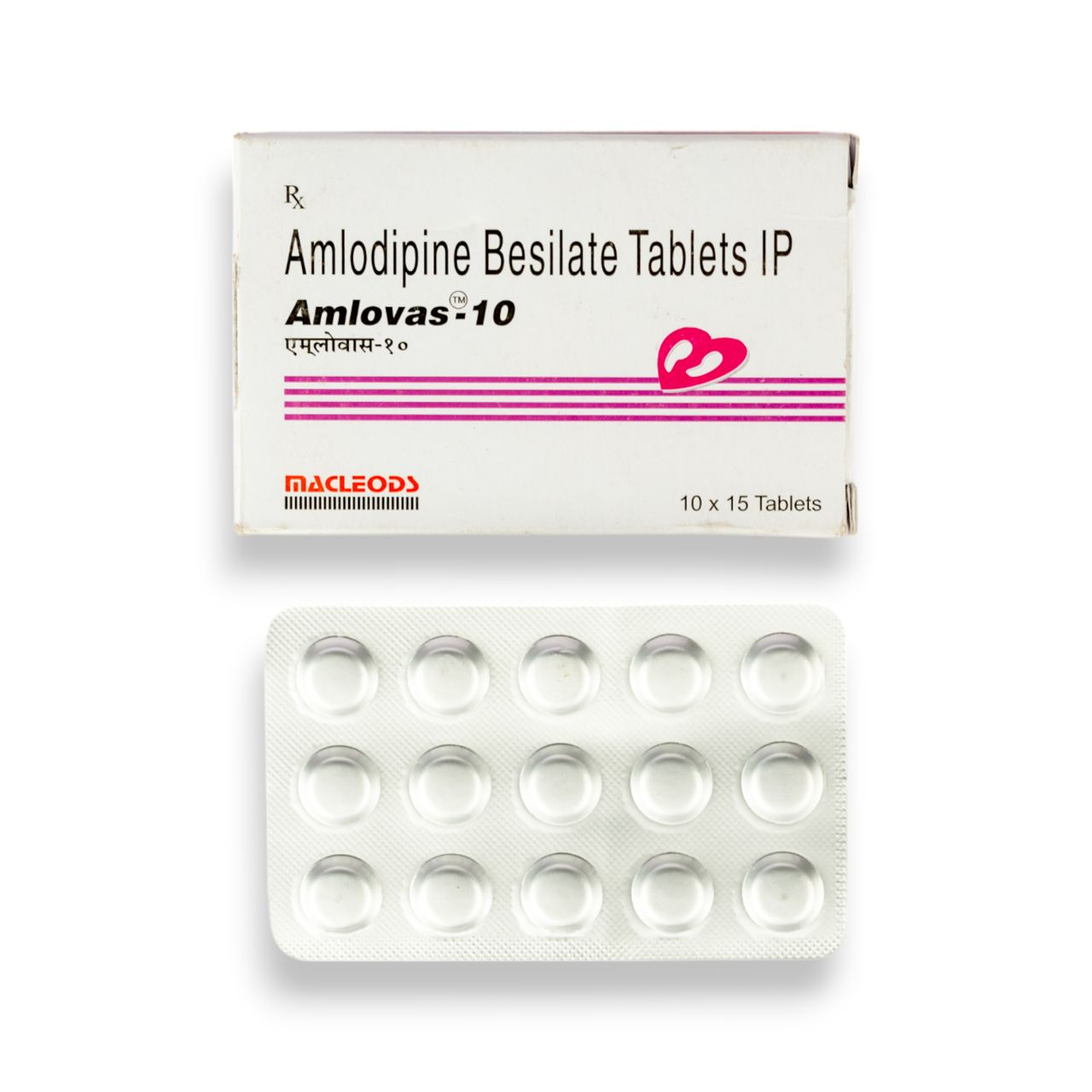 Amlovas- 10 Tablets