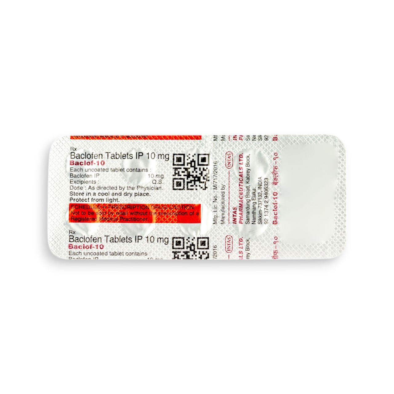 Baclof 10 Tablets