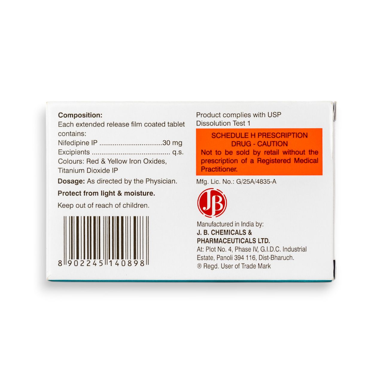 Nicardia XL 30 Tablets