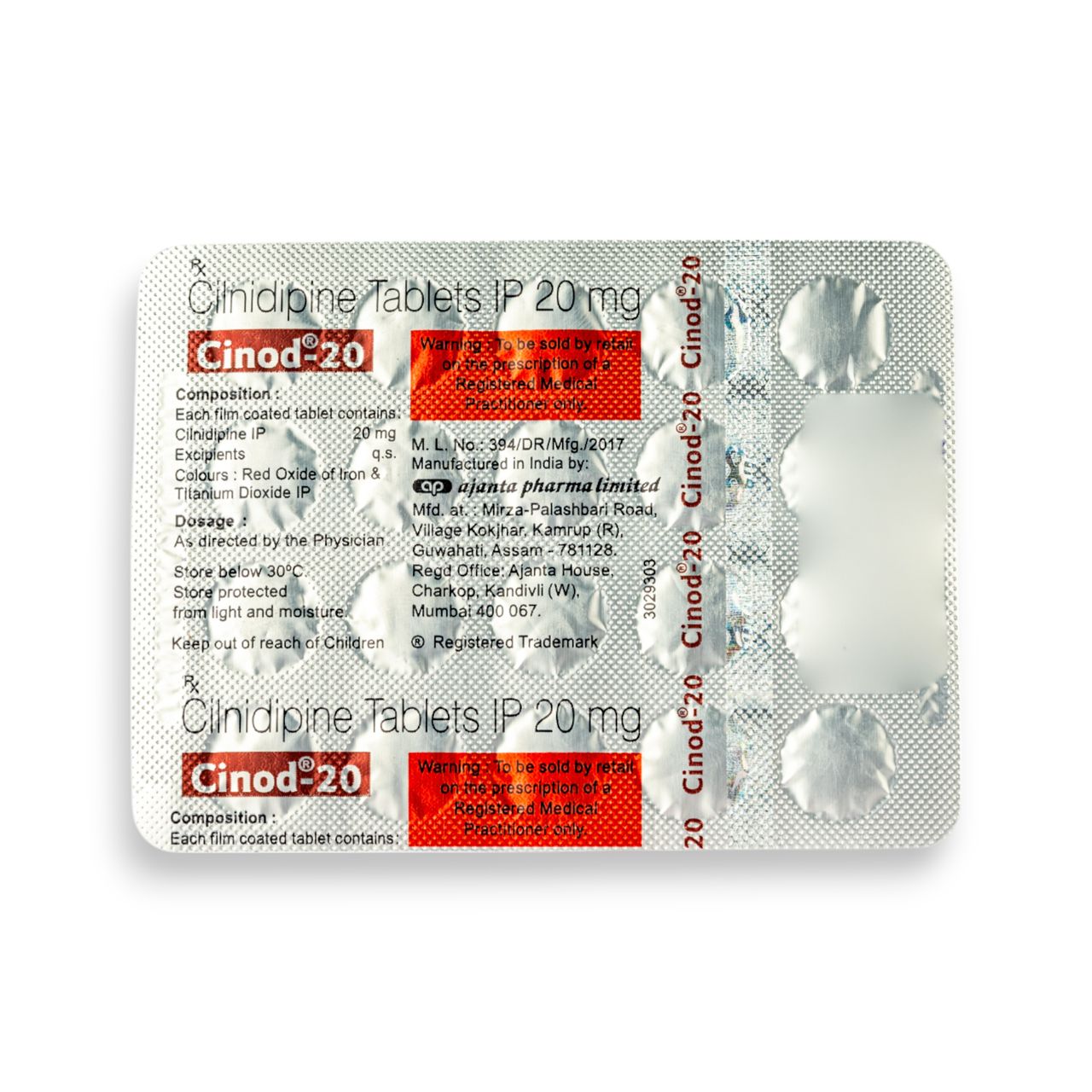 Cinod-20 Tablets