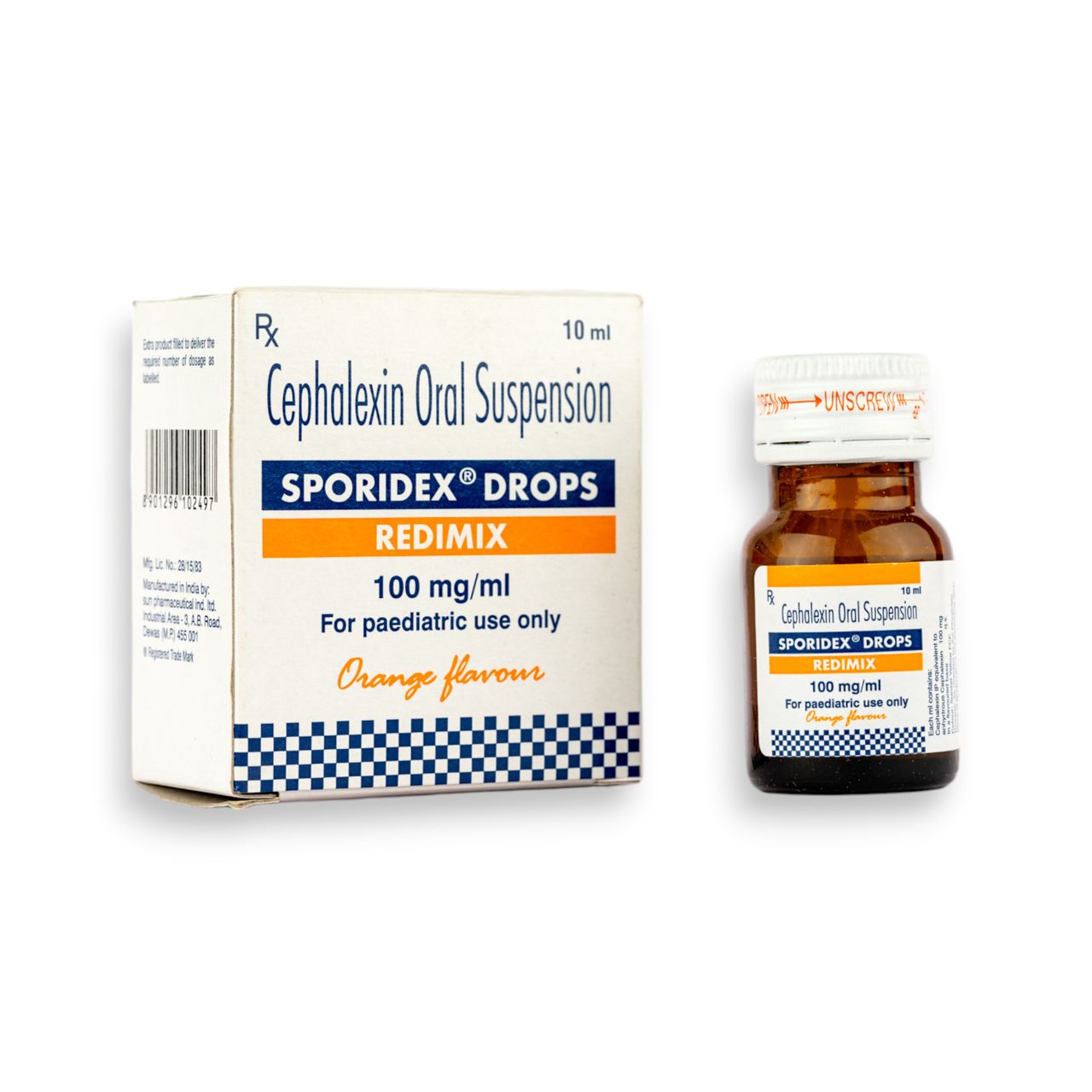 Sporidex Redimix Orange Oral Drops
