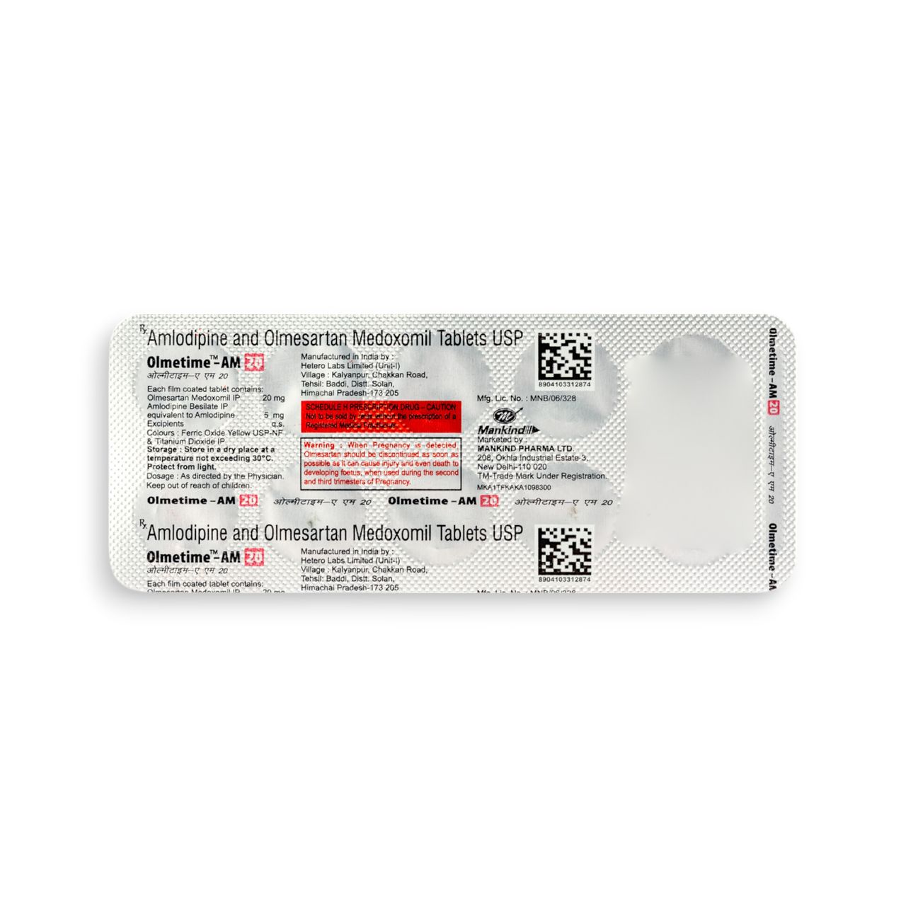 Olmetime AM 20 Tablets