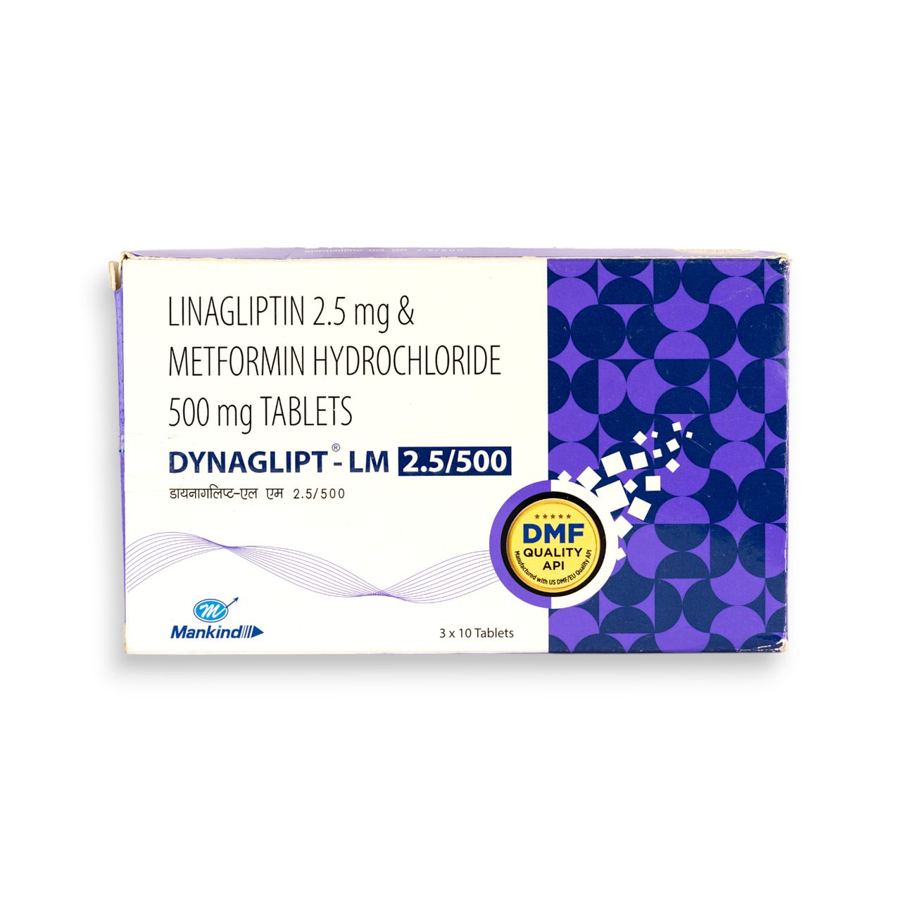 Dynaglipt LM 2.5/500mg Tablets