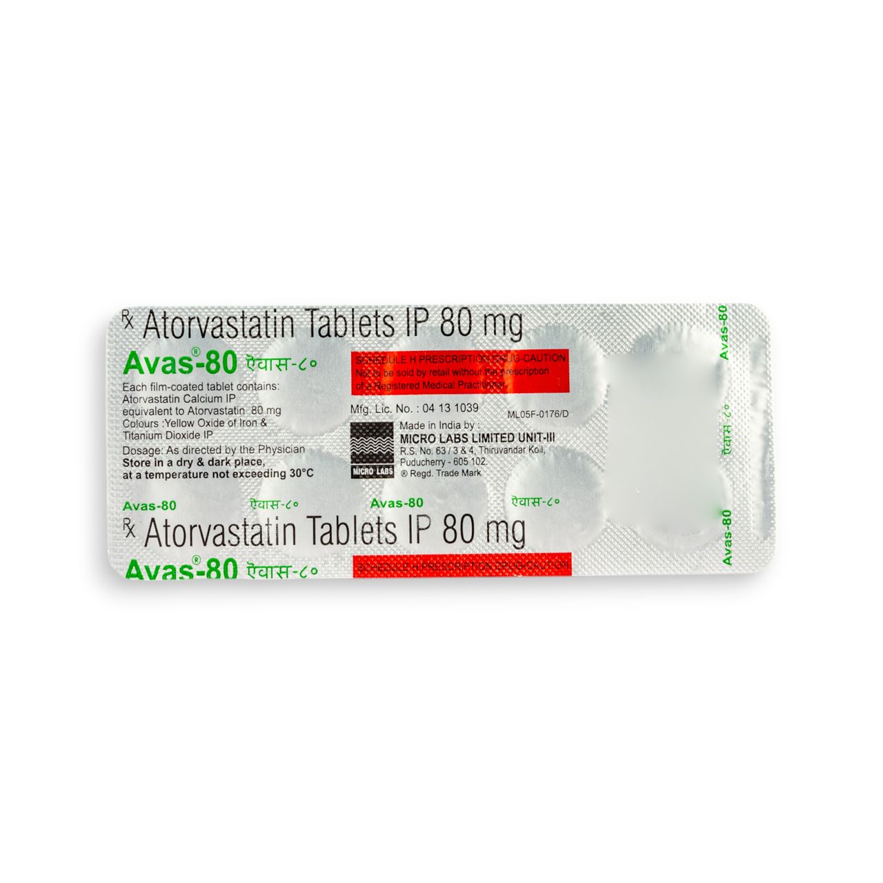 Avas-80 Tablets