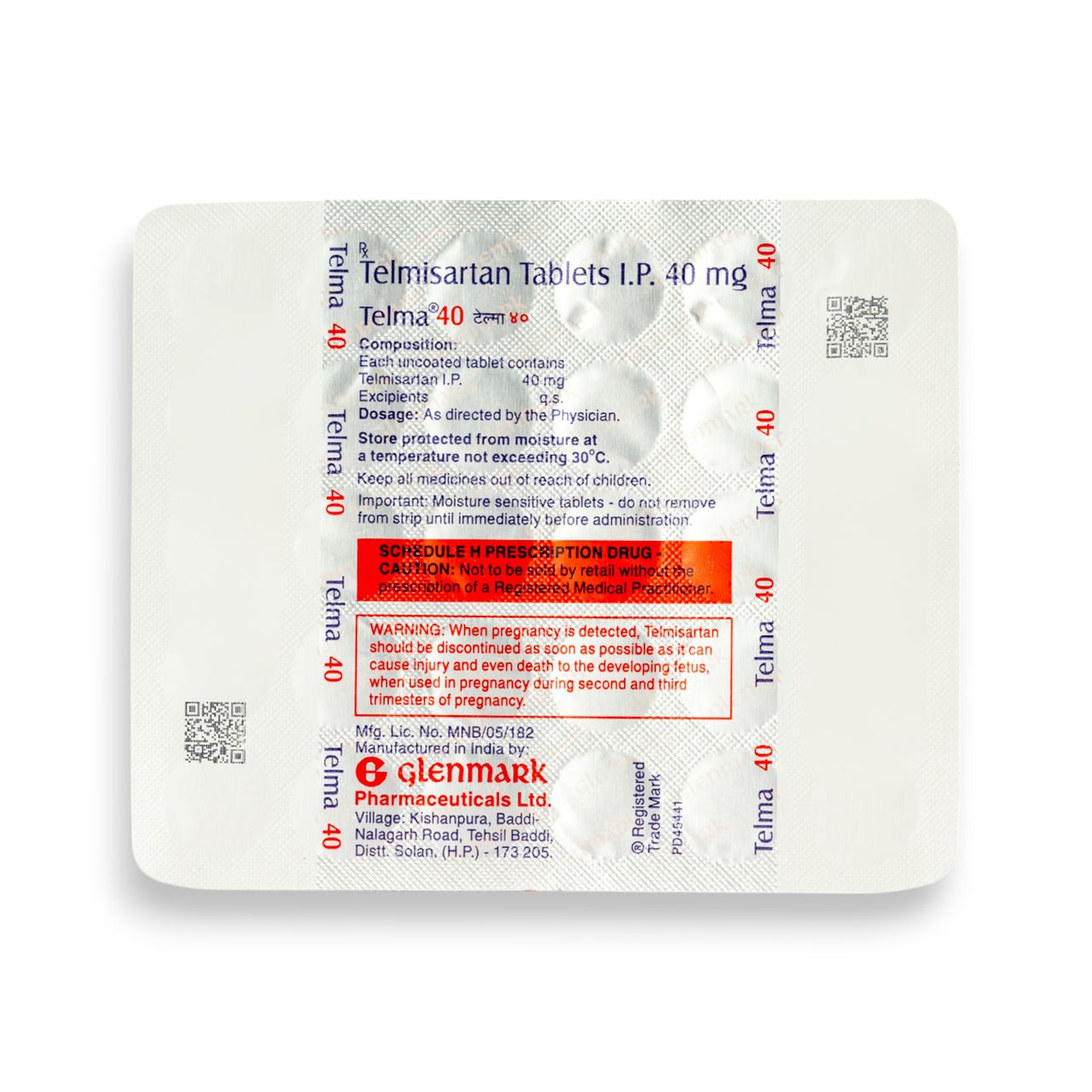 Telma 40 Tablet 30 Unit