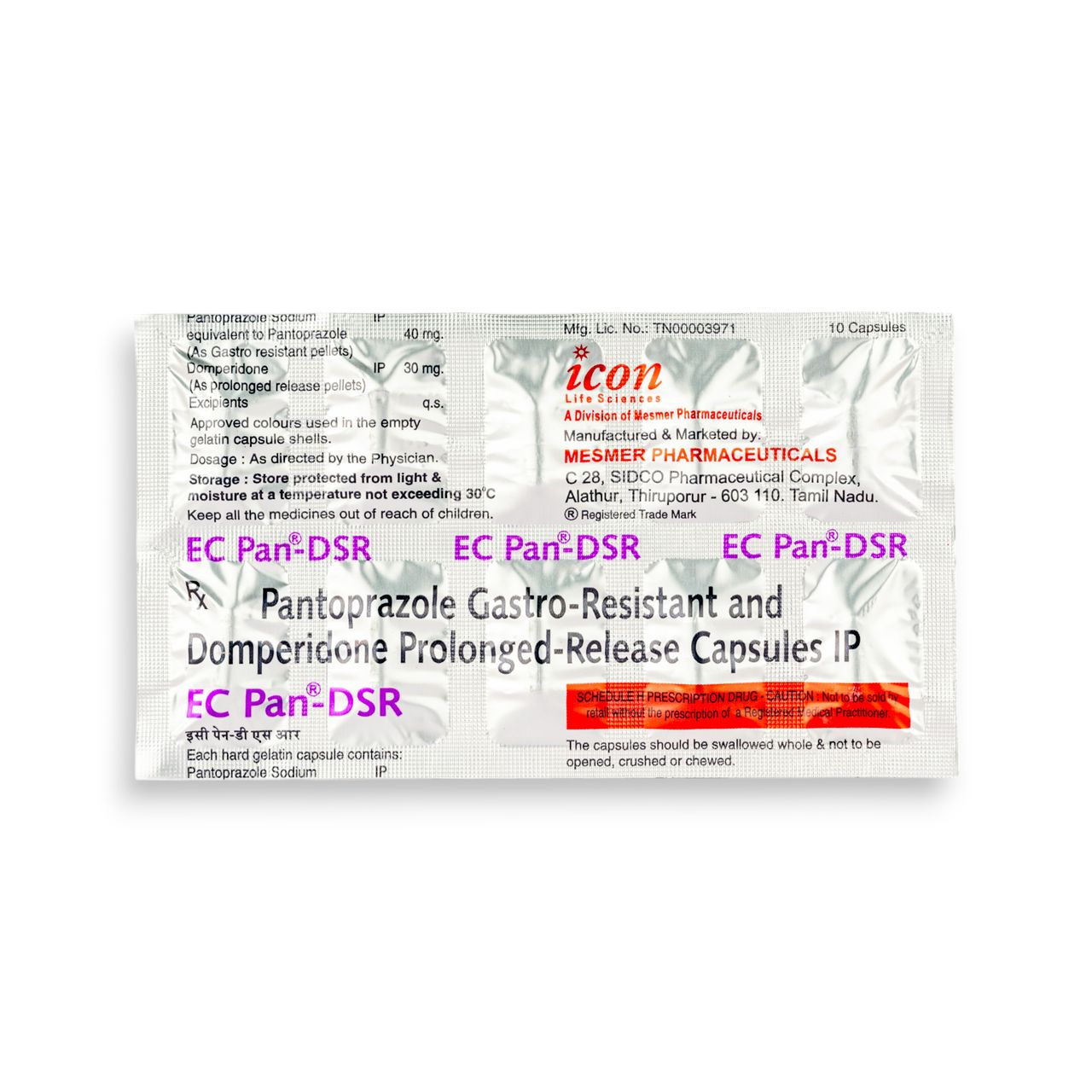 EC Pan DSR Capsules PR