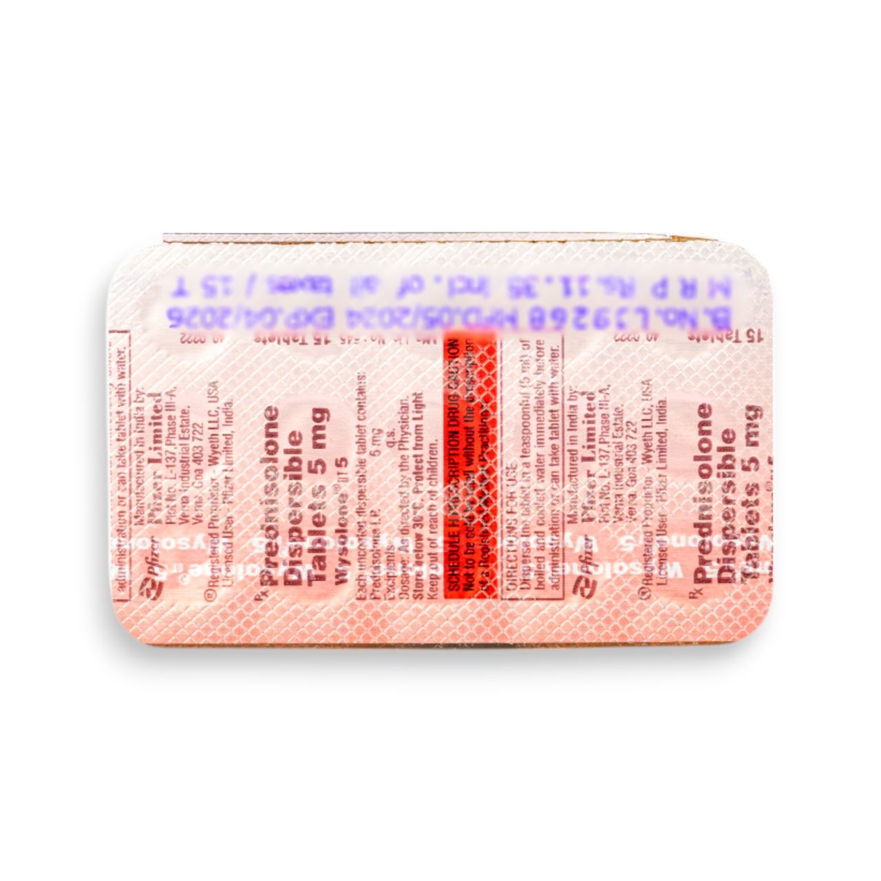 Wysolone 5 Tablet Dt