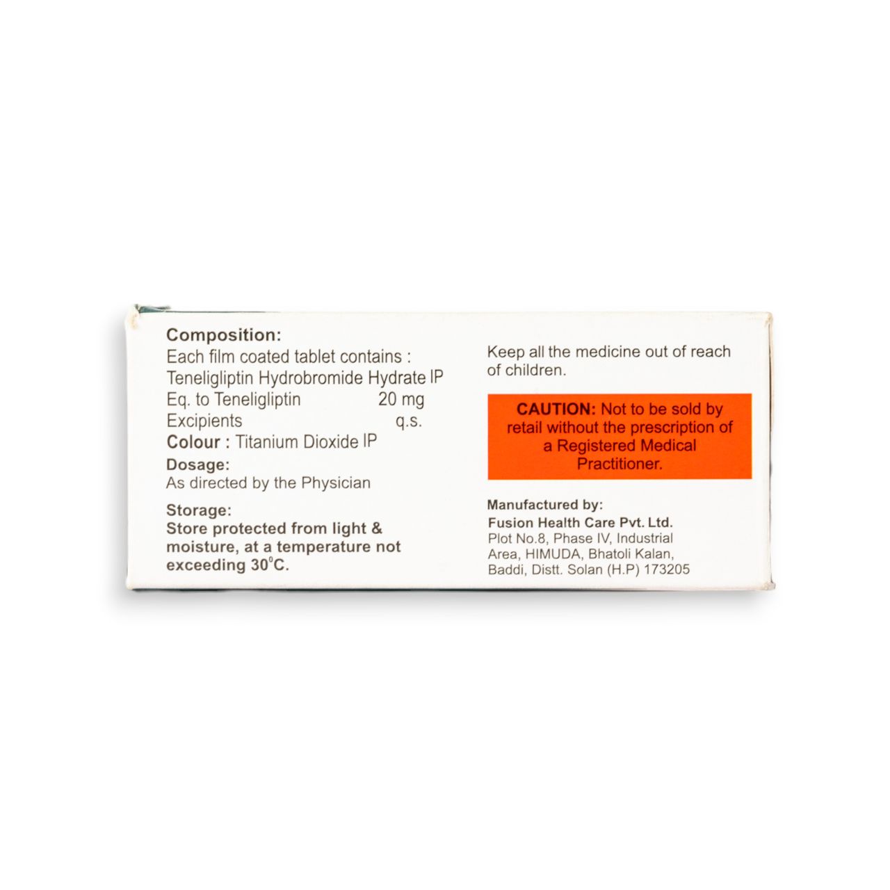 Tensorin 20mg Tablets