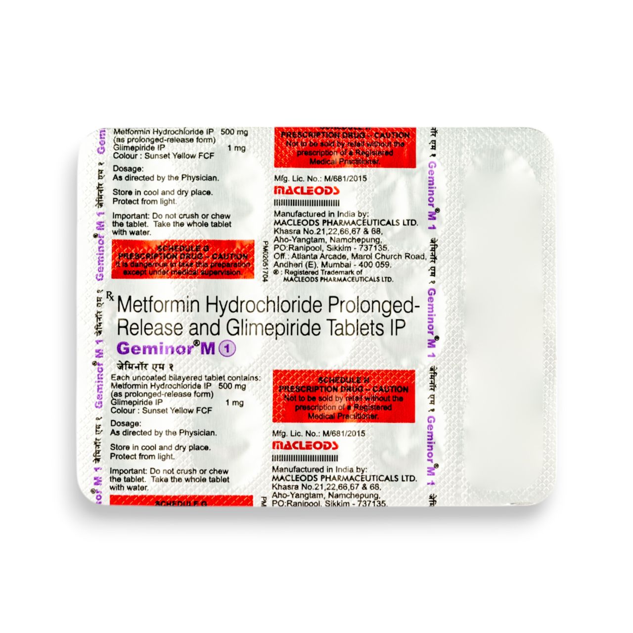 Geminor M 1 Tablets PR