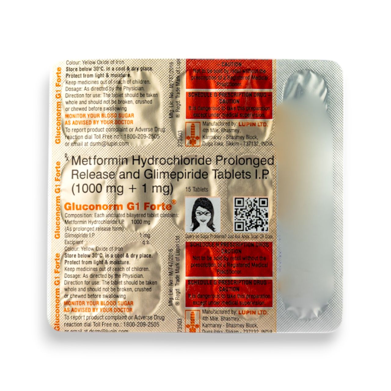 Gluconorm G 1 Forte Tablet PR