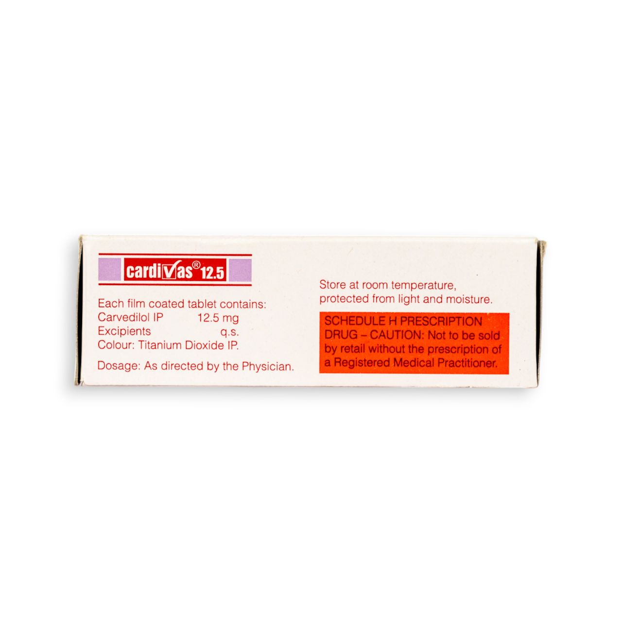 Cardivas 12.5 Tablets