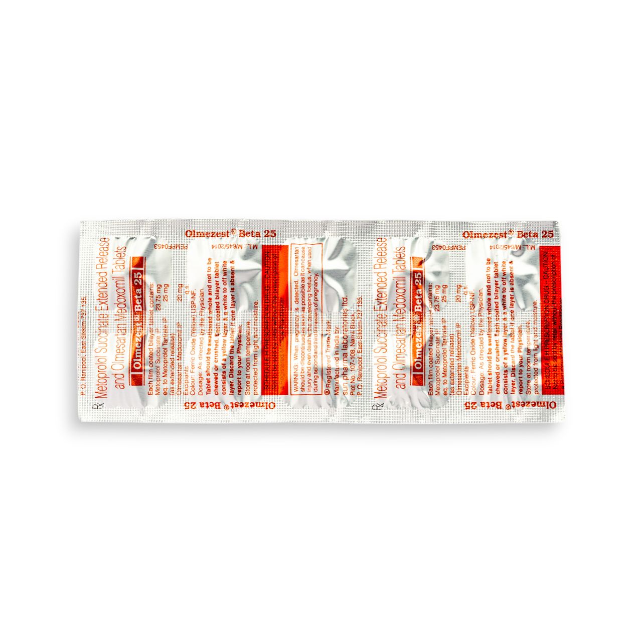 Olmezest Beta 25 Tablets ER