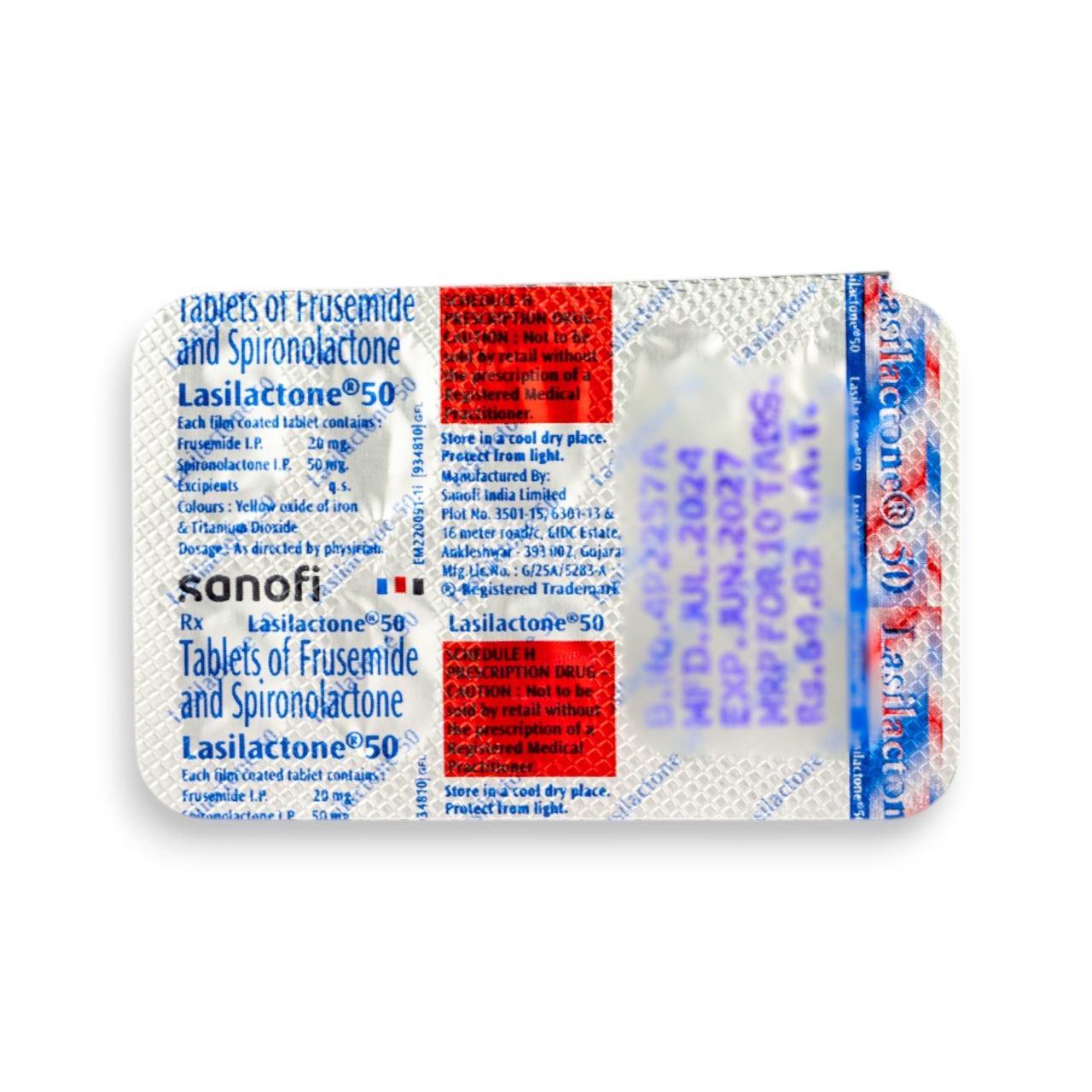 Lasilactone 50 Tablets