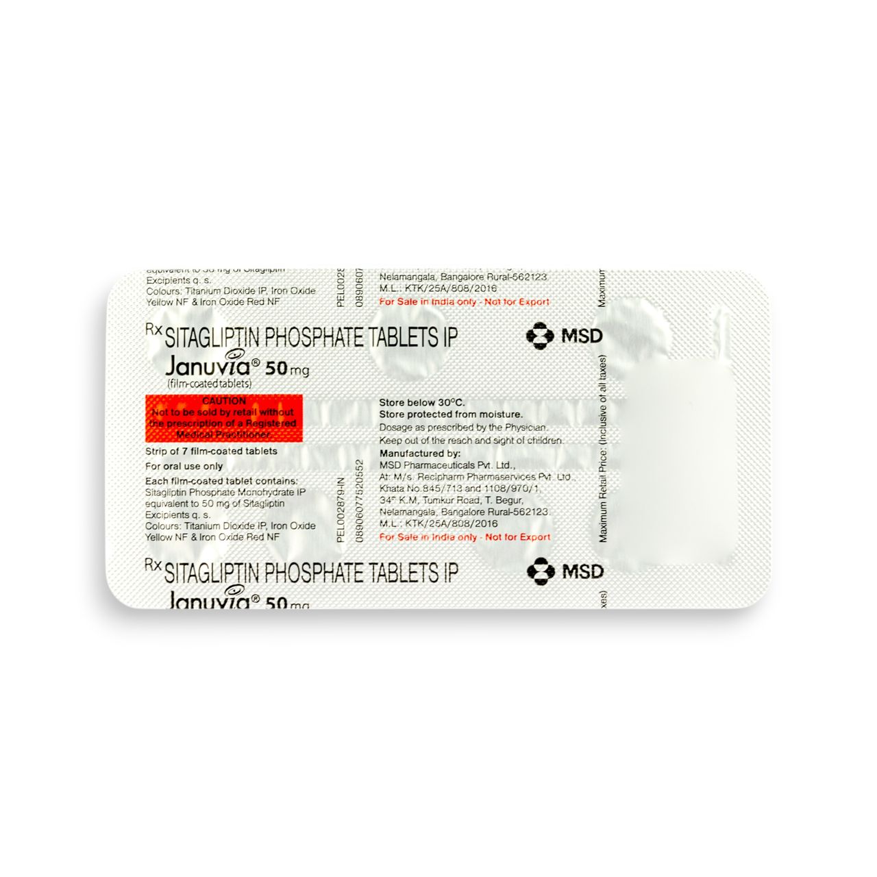 Januvia 50 Tablets