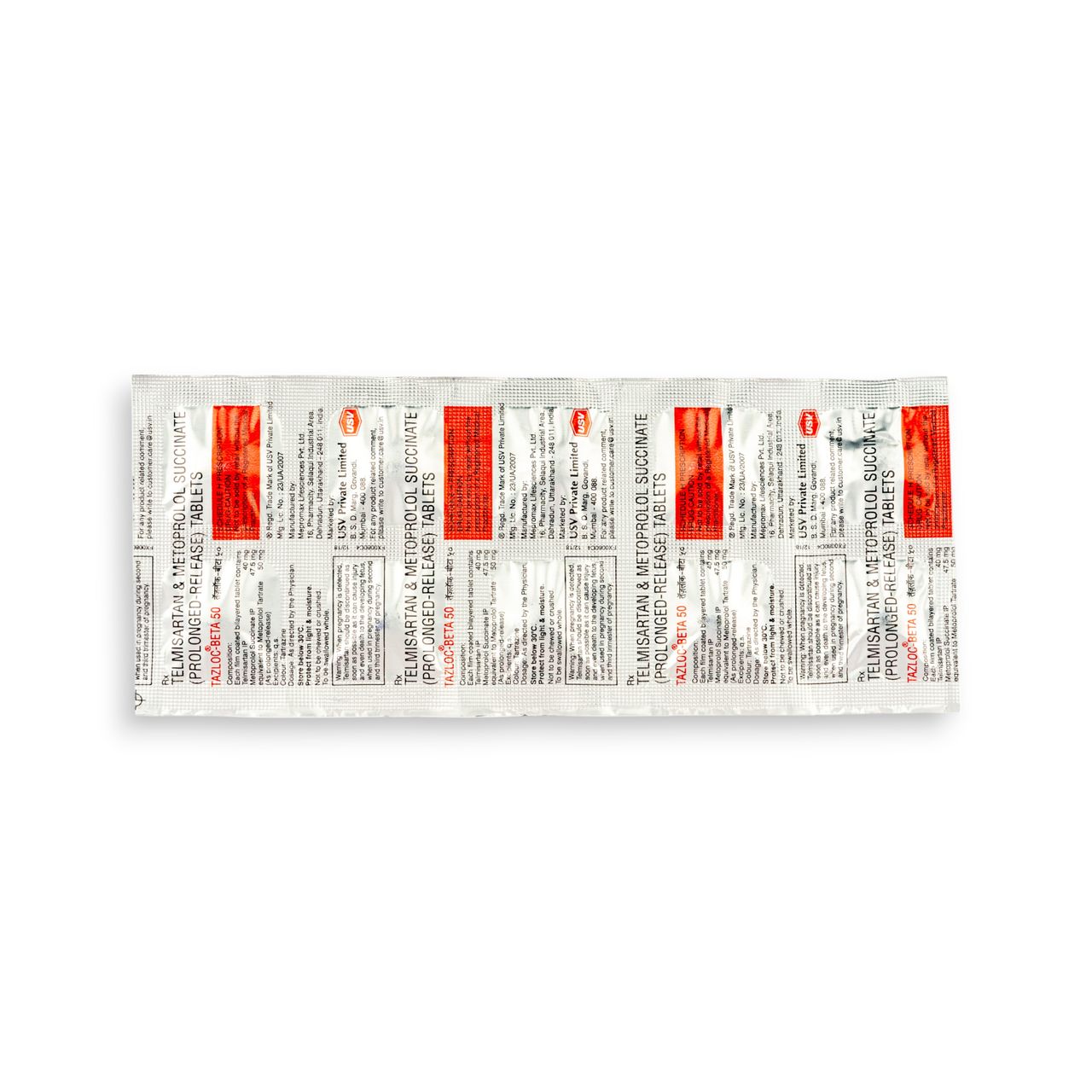 Tazloc-Beta 50 Tablet PR