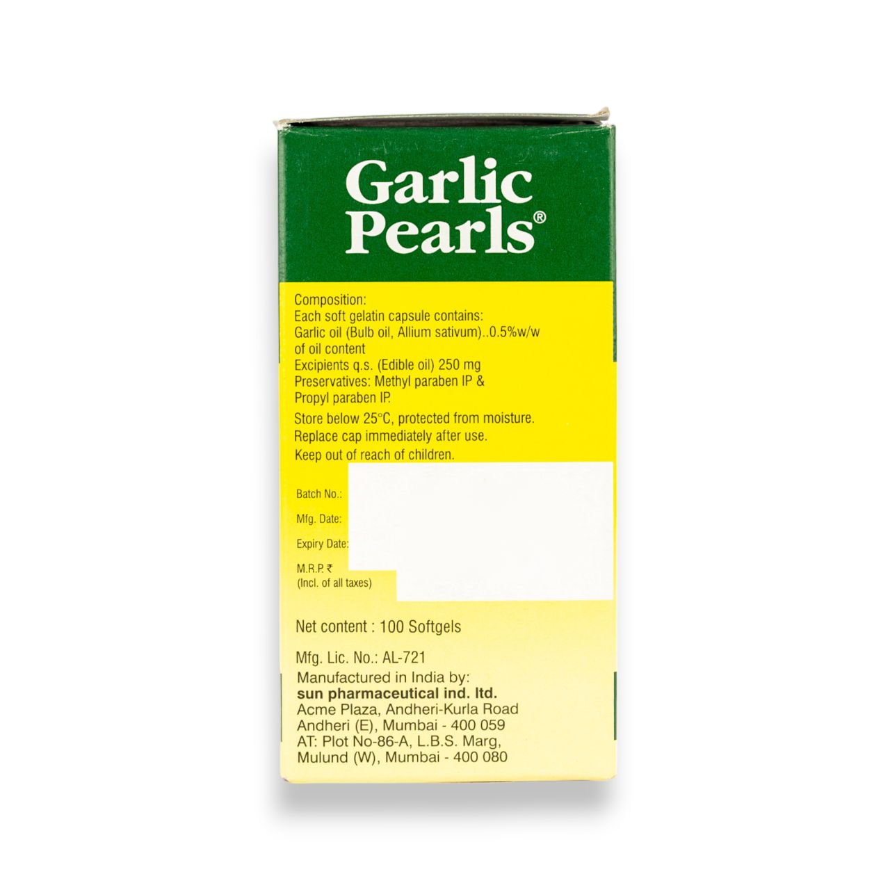 Garlic Pearls Capsules