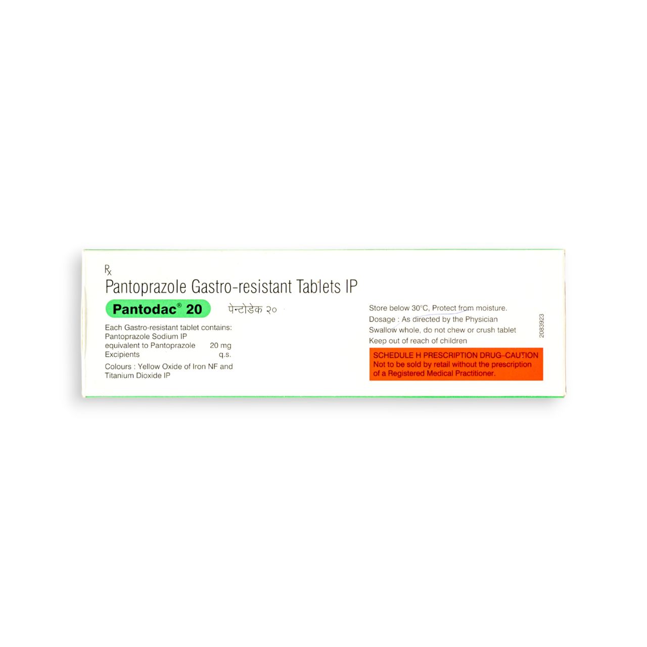 Pantodac 20 Tablets