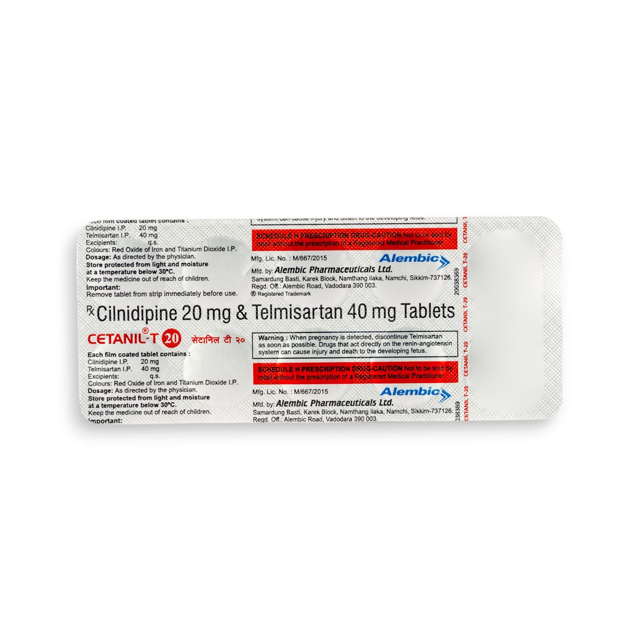 Cetanil T 20 Tablets
