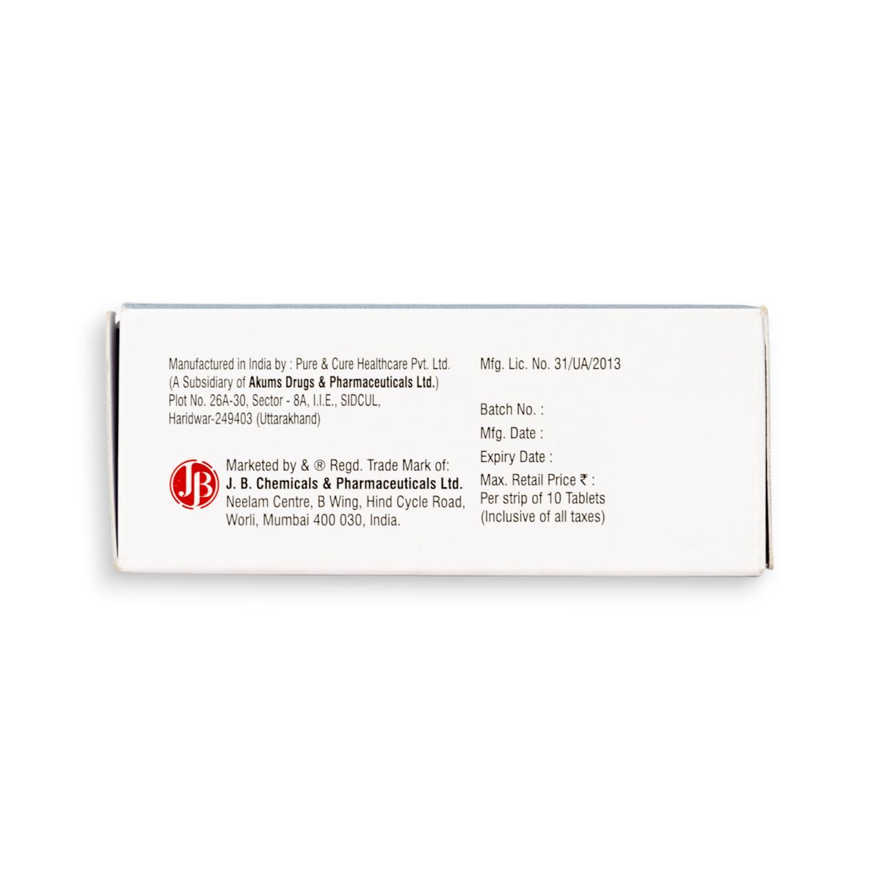 Cilacar-M 10/25 Tablets ER