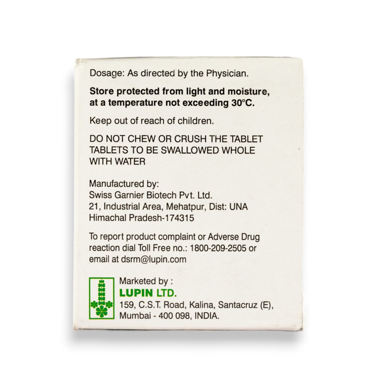 Protera Tablets 