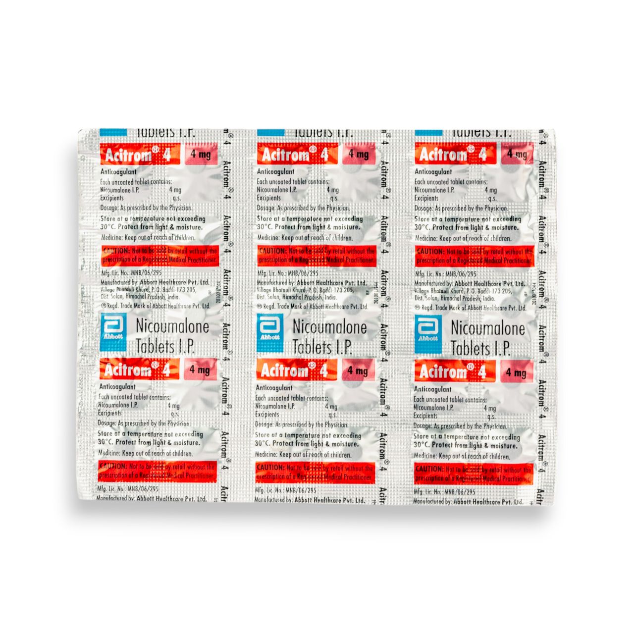 Acitrom 4 Tablets