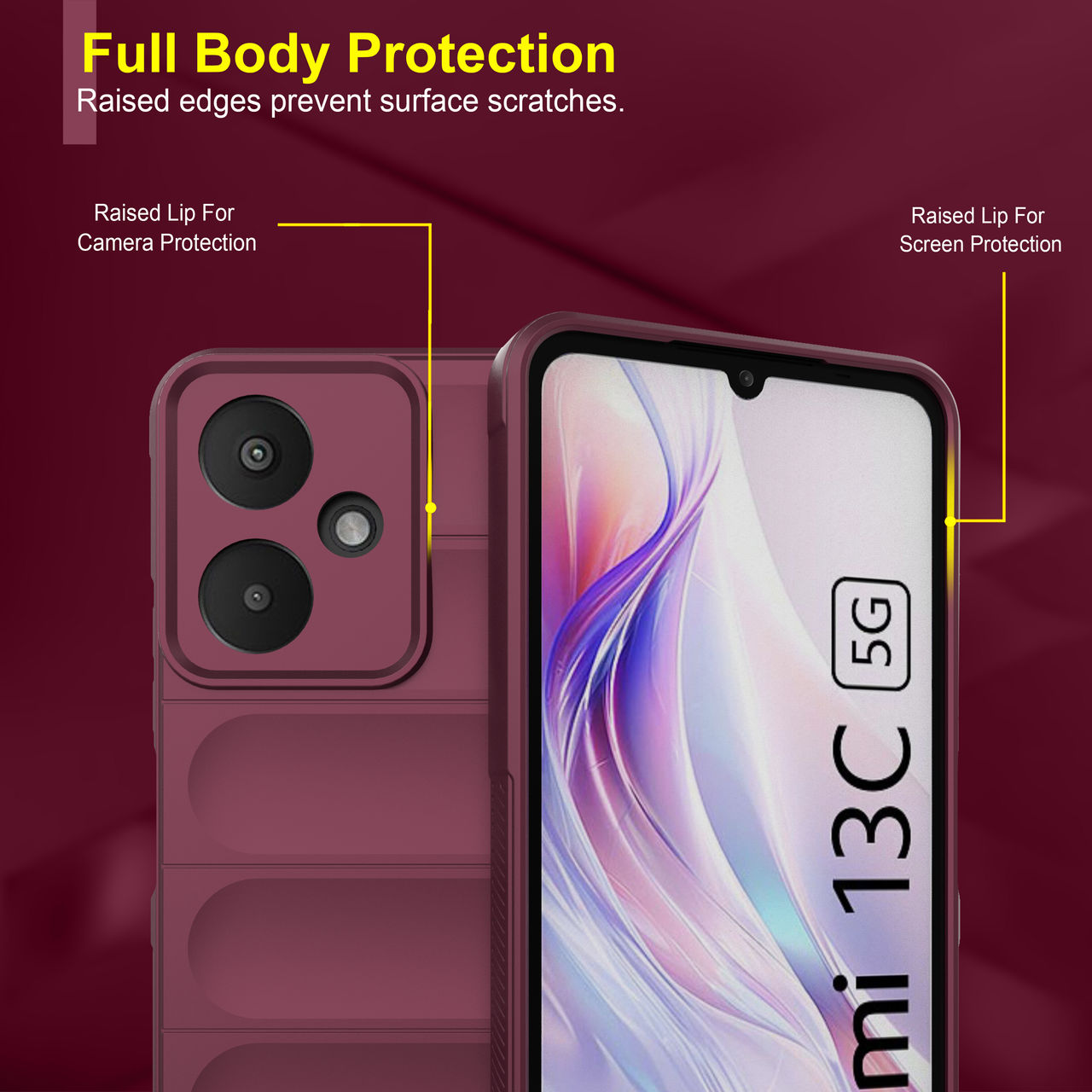 Zapcase Back Cover for Poco M6 5G | Magic-Plum