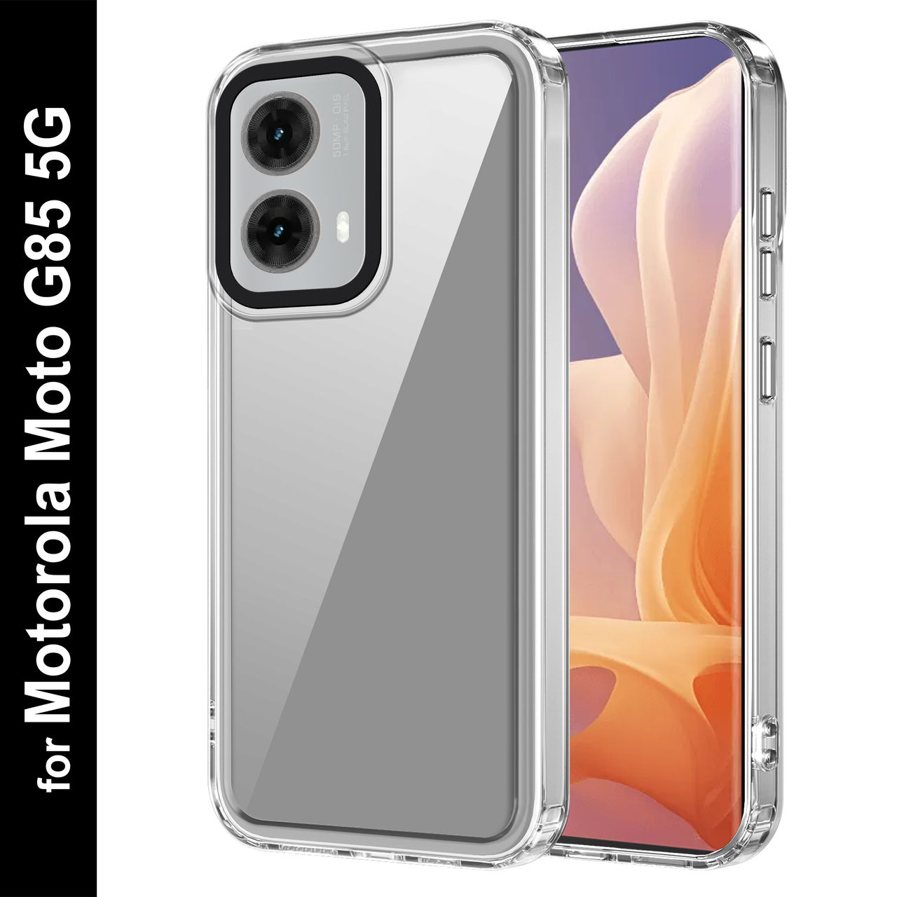 Zapcase Back Cover for Motorola G85 5G | Space-Clear