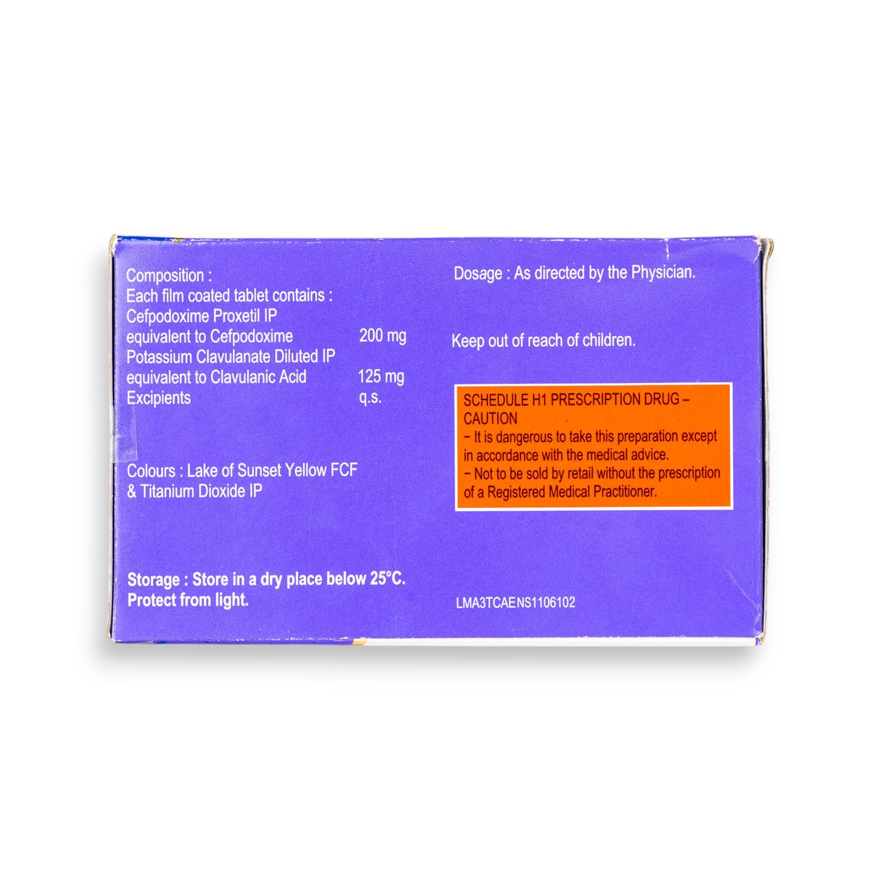Gudcef CV 200 Tablet