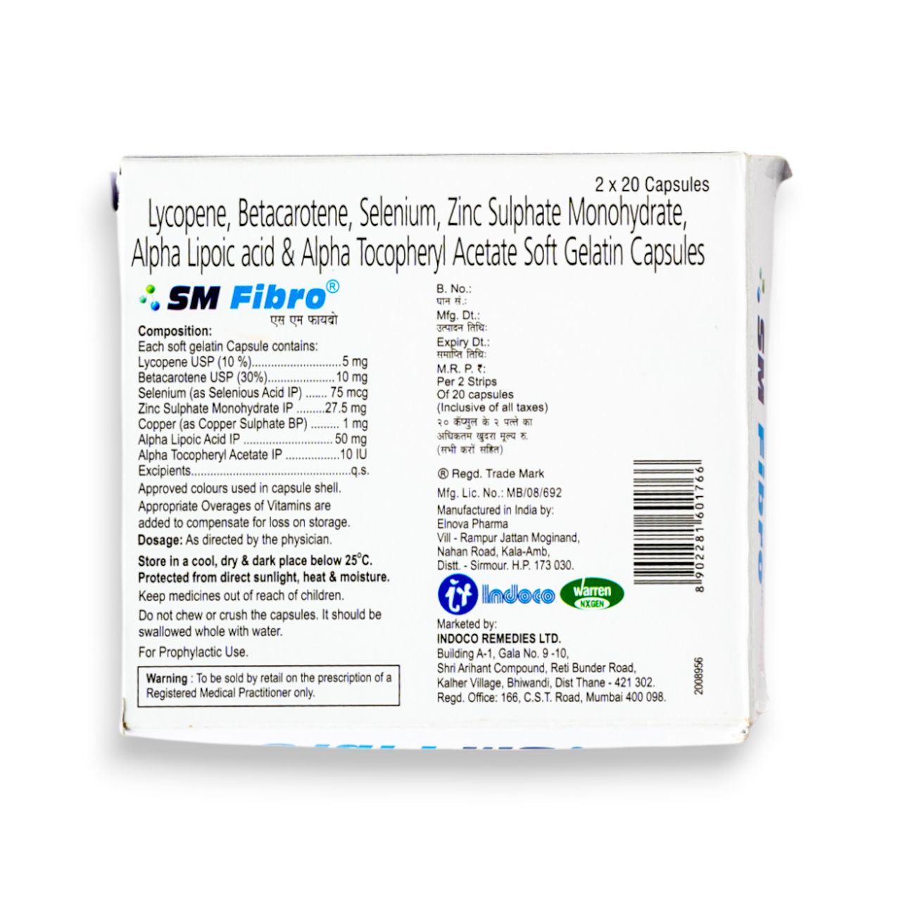 Sm Fibro Soft Gelatin Capsules