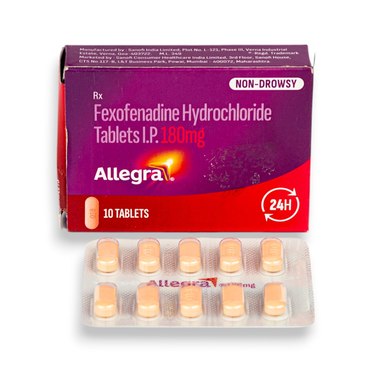 Allegra 180Mg Tablets