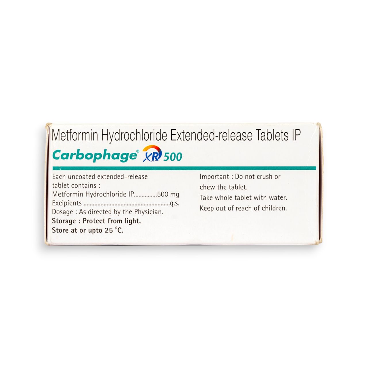 Carbophage XR 500 Tablets ER