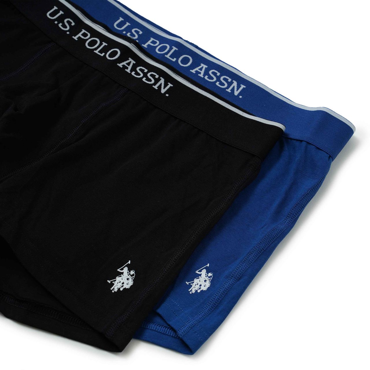 U.S. Polo Assn. | Underwear Pack of 2 | S | Trunks | ET004 | Black and Blue