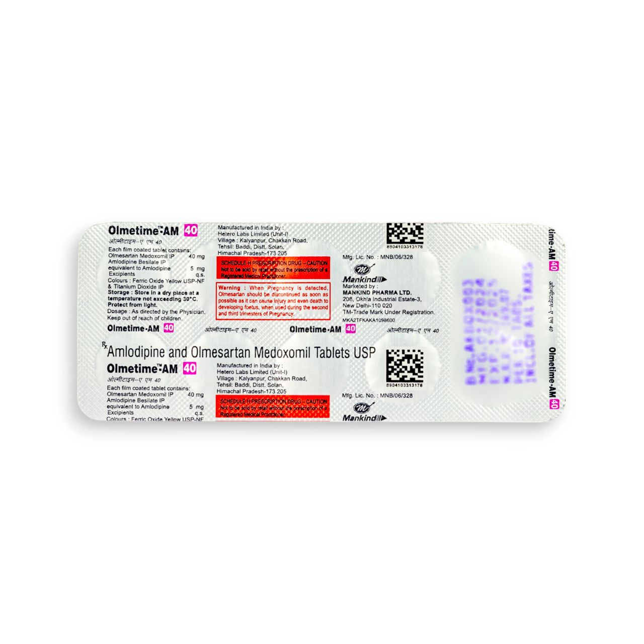 Olmetime-AM 40 Tablets