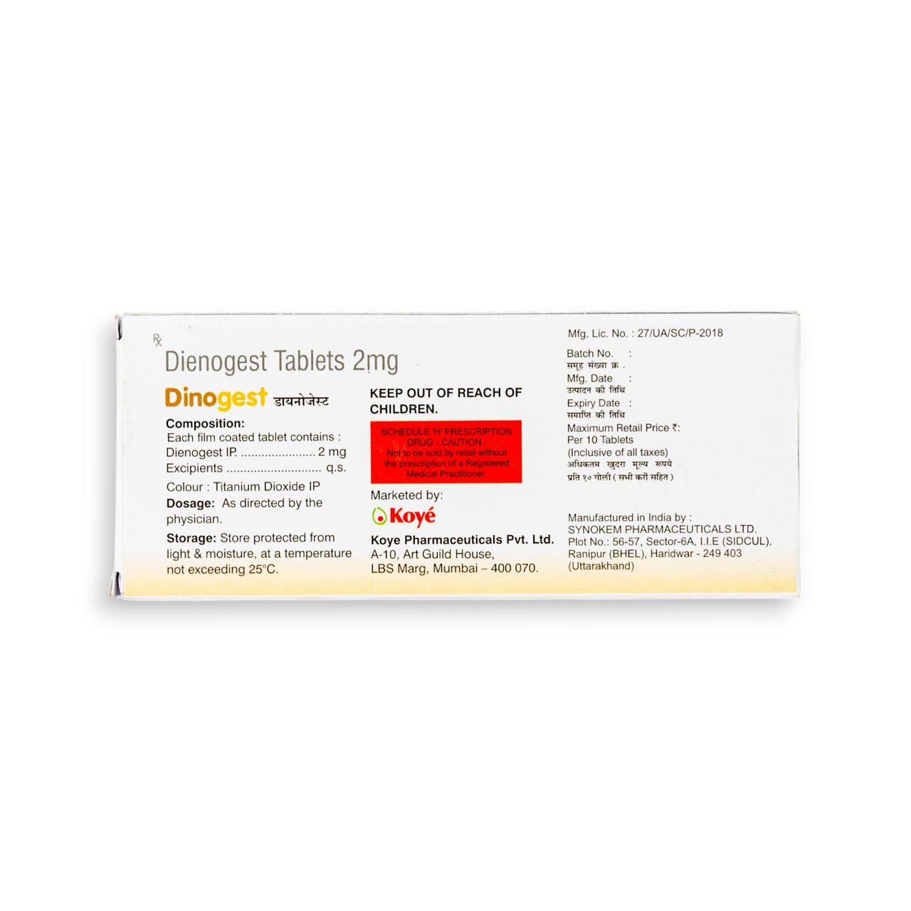 Dinogest Tablets