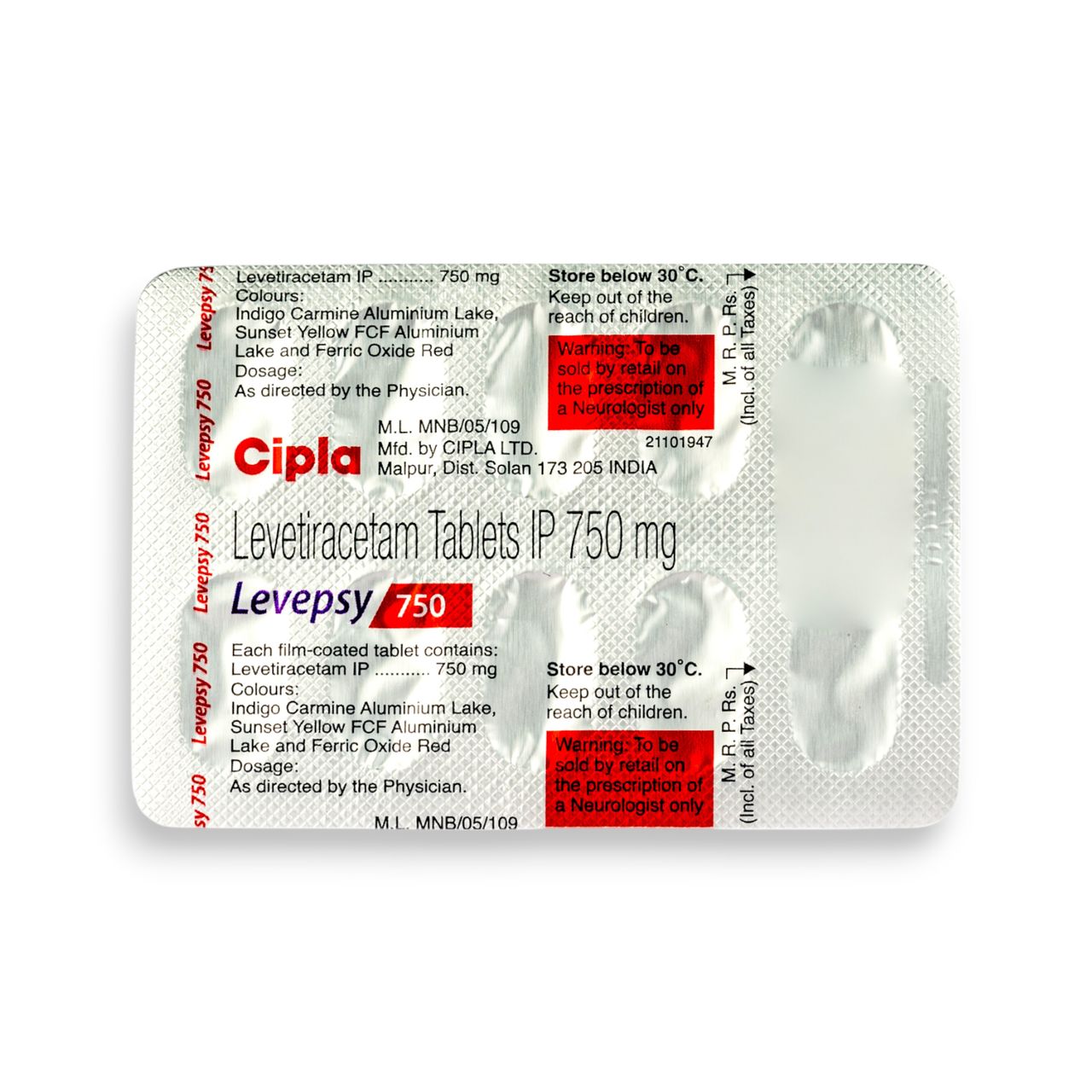 Levepsy 750 Tablets