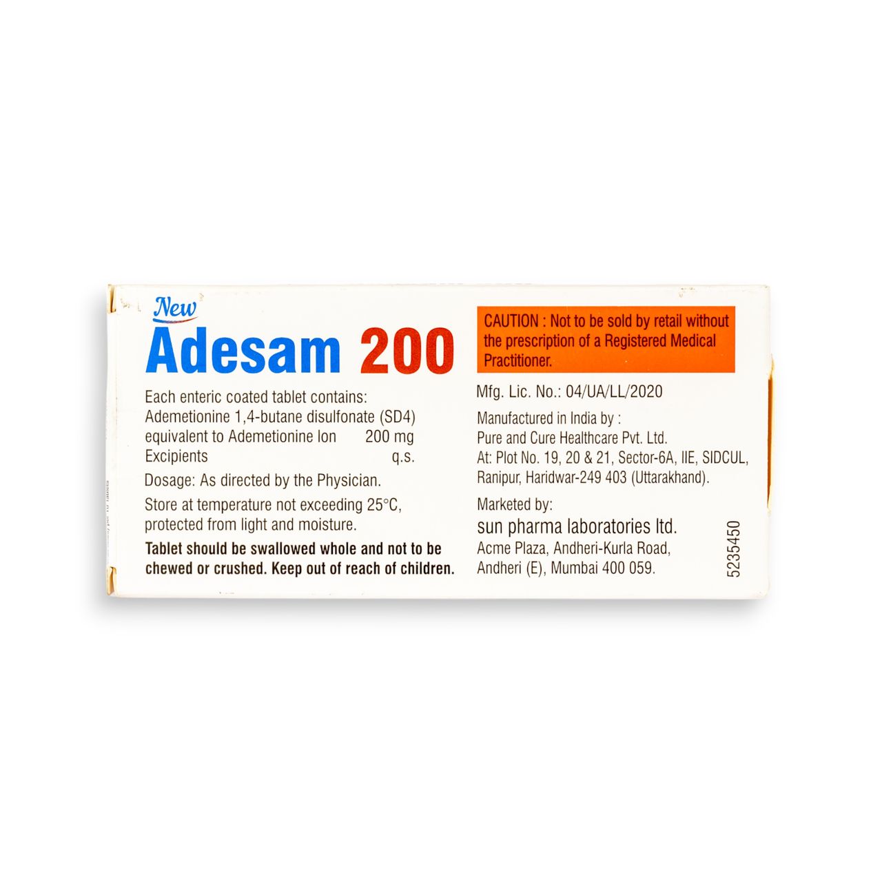 New Adesam 200 Tablets