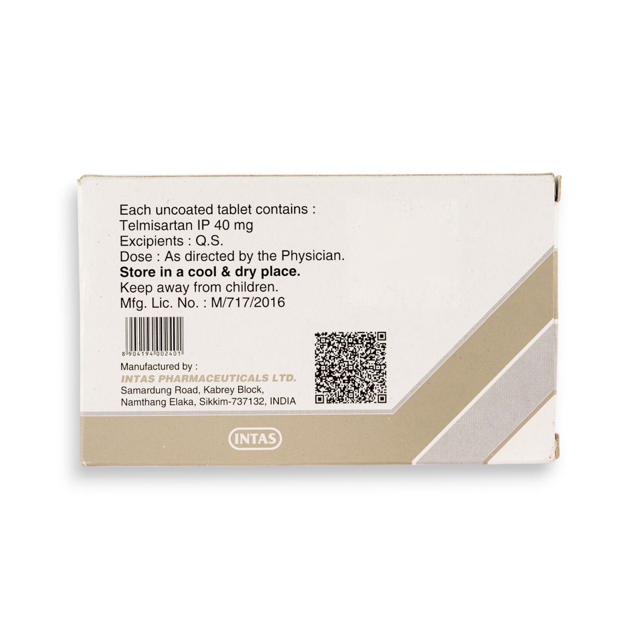 Sartel-40 Tablets