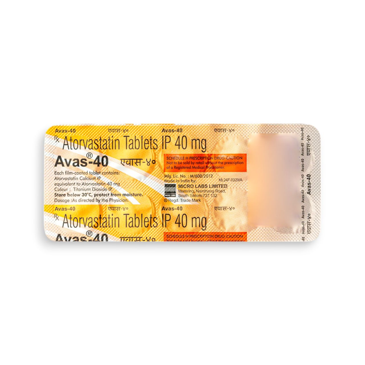 Avas-40 Tablets