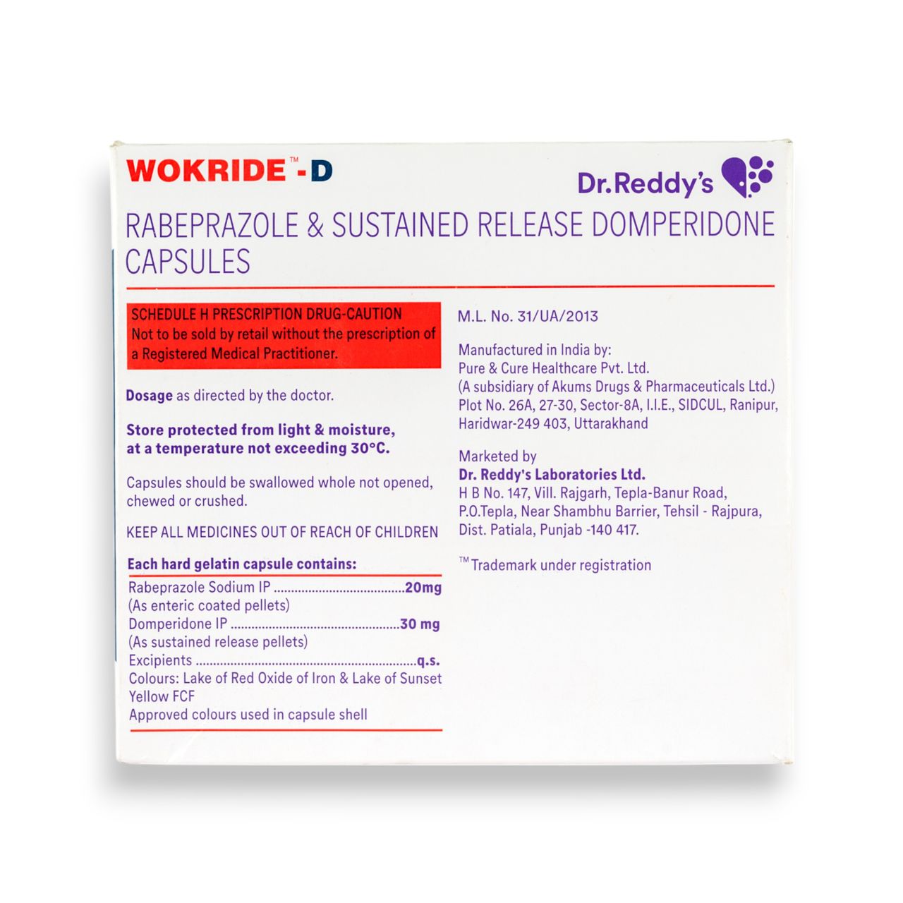 WOKRIDE D Capsules SR