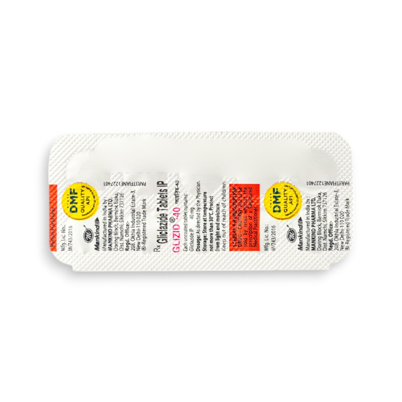 Glizid 40 Tablet
