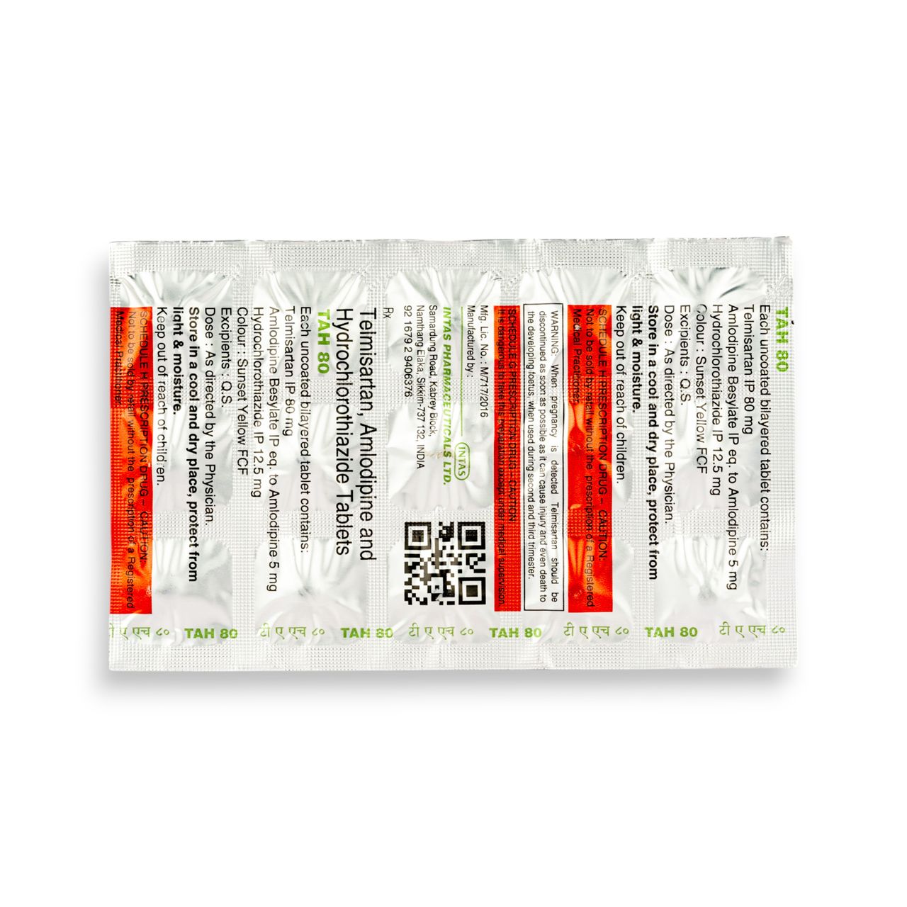 TAH 80 Tablets 