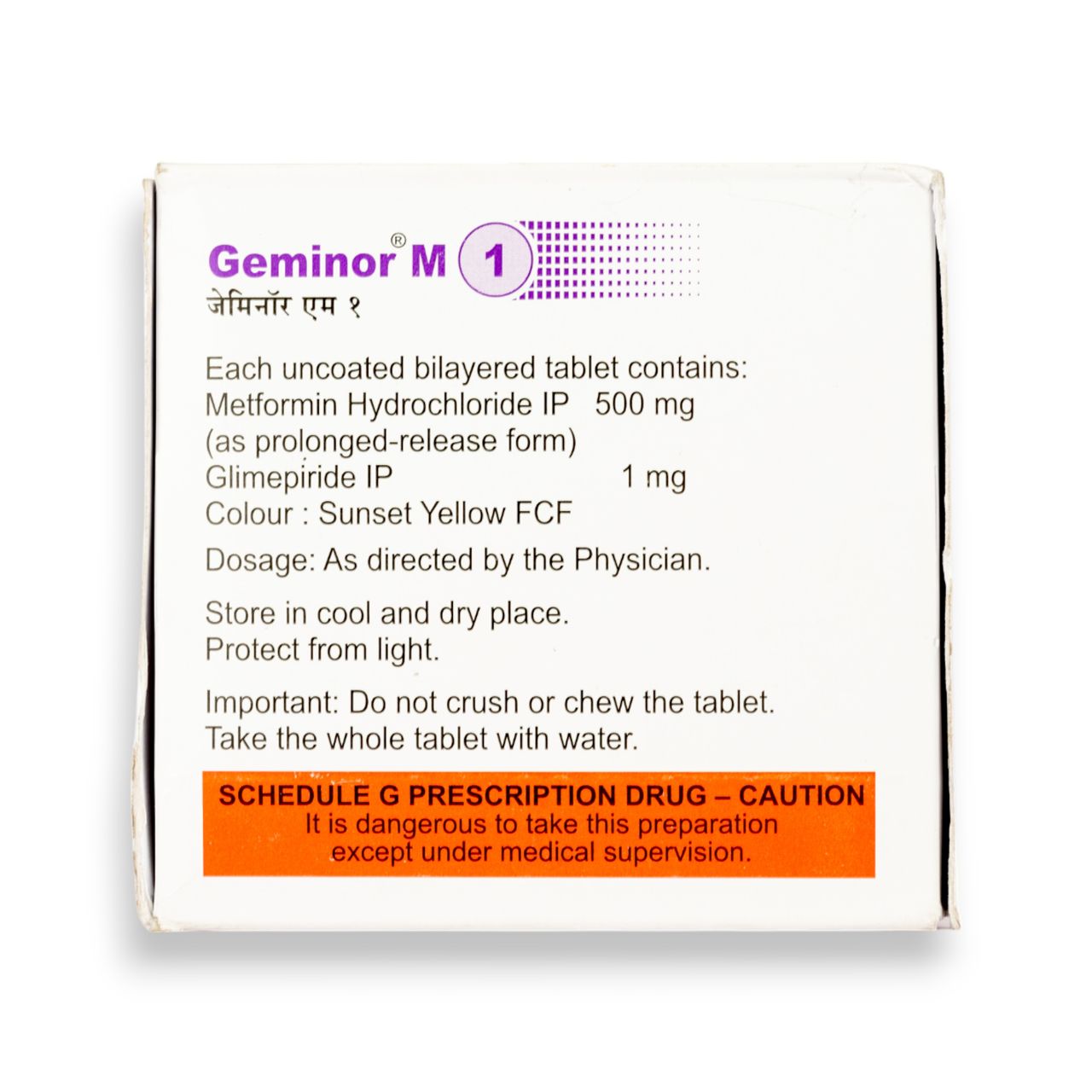 Geminor M 1 Tablets PR