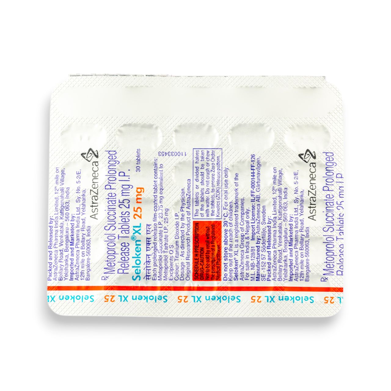 Seloken Xl 25Mg Tablets